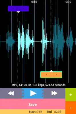 Mp3 Cutter Merger android App screenshot 4